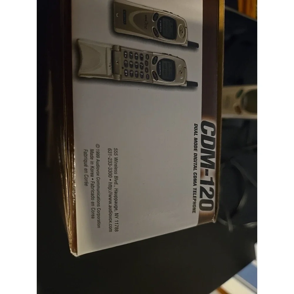 Vintage Collectible Audiovox CDM-120 Cell Phone Untested